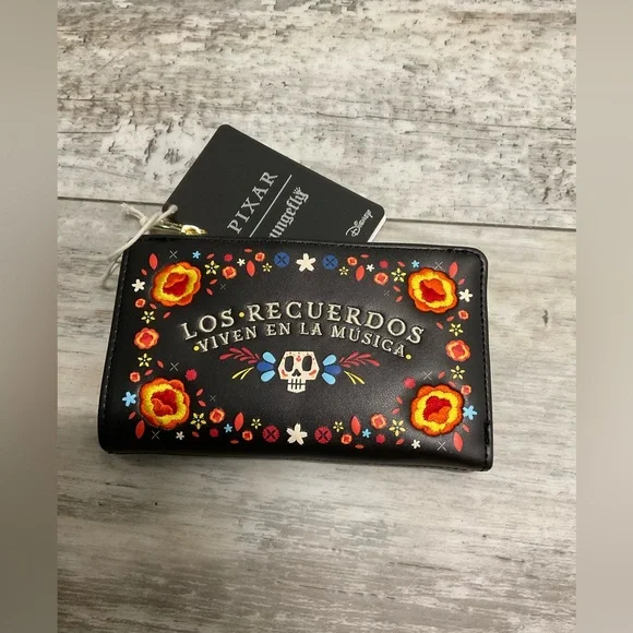 NWT Loungefly coco floral backpack and wallet in set - Picture 6 of 8